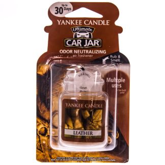 Yankee Candle  Leather Car Jar  Ultimate