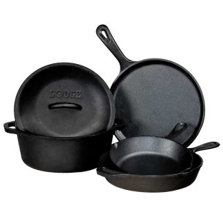 Lodge  5-Piece Cast Iron Cookware Set