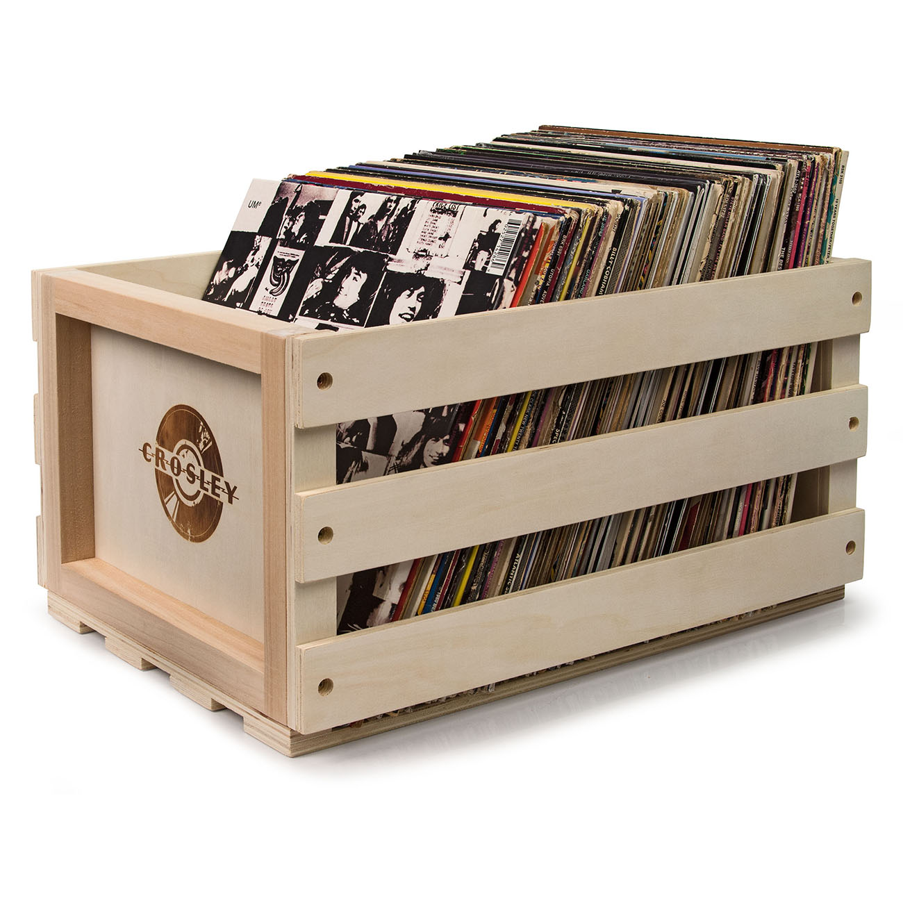 Crosley Wooden Record Storage Crate