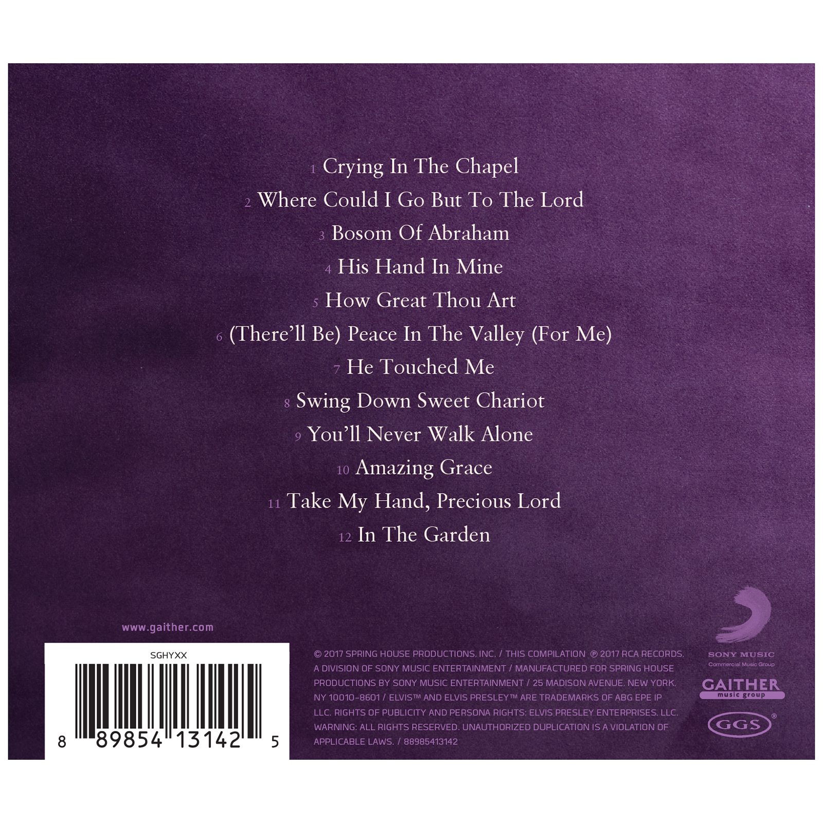 Elvis Presley – Crying In The Chapel CD - Image 2