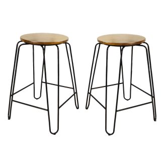 Stella Industrial Counter Stool – Set of 2