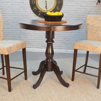 Bella 30″ Round Top Bar Height Dining Table