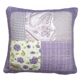 Lavender Rose Pillow by Donna Sharp – Square