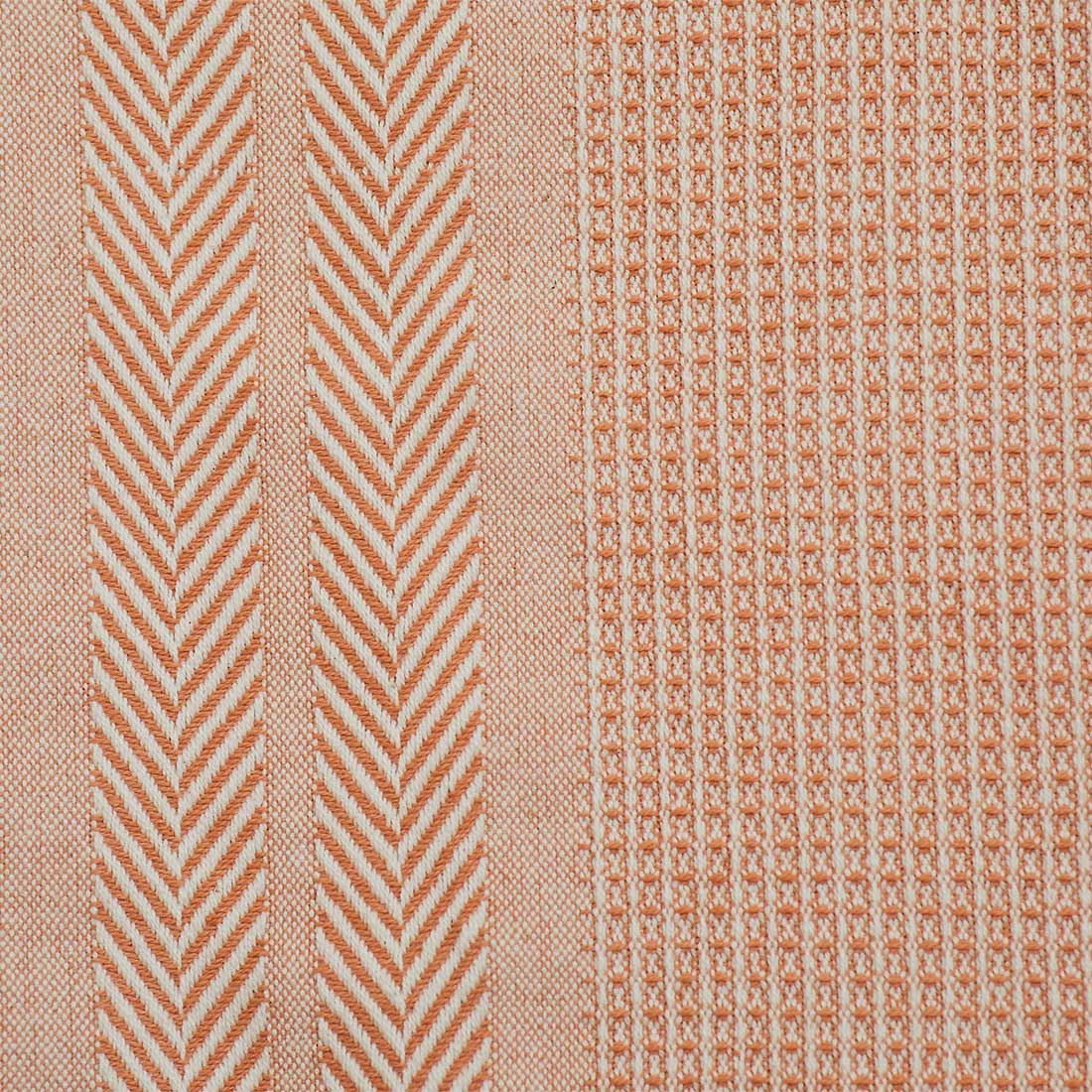 Cotton Woven Jacquard Throw – Pink - Image 3