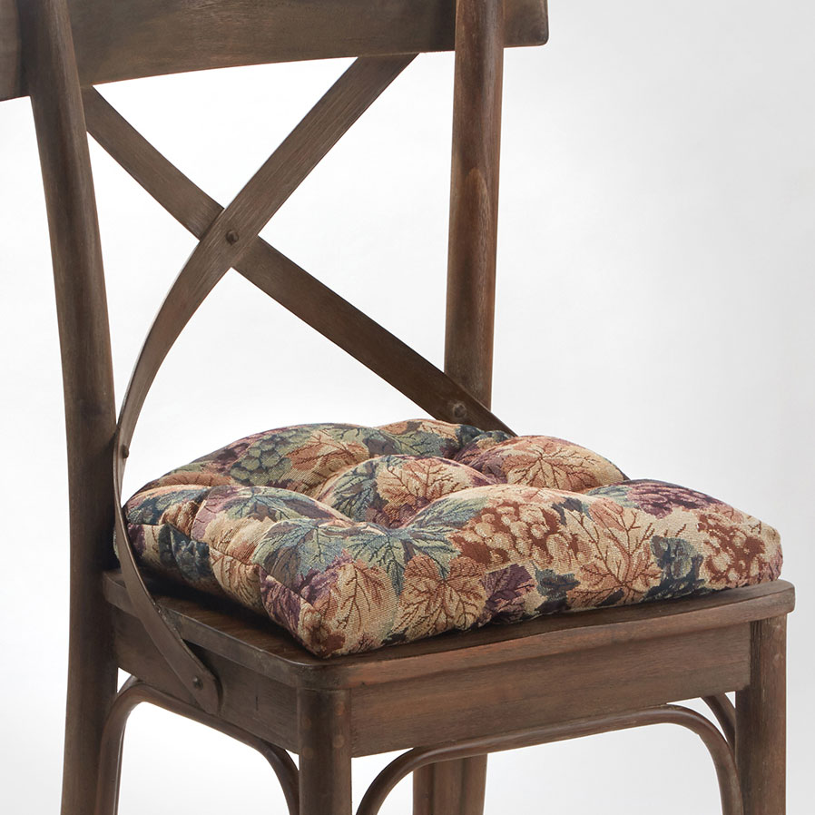 Cabernet Tufted Universal Chair Cushion-2 Pack - Image 2