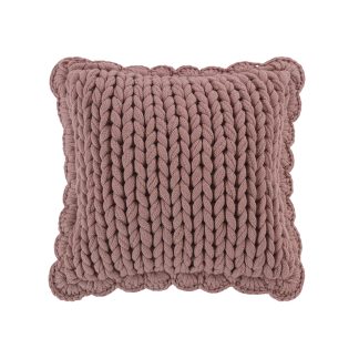 Donna Sharp Chunky Knitted Mauve Dec Pillow