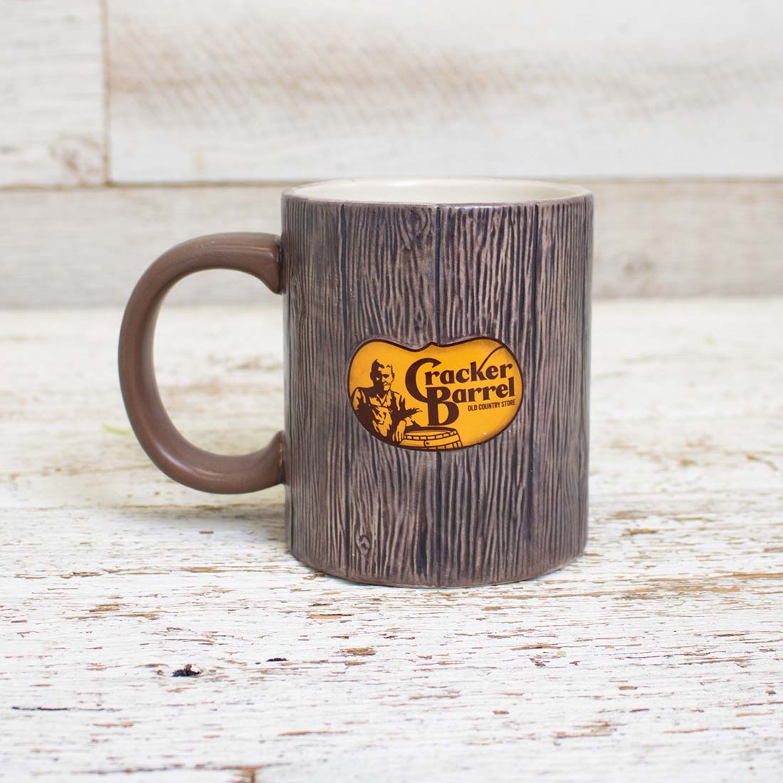 Cracker Barrel Barnwood Logo Ceramic Mug - Image 2