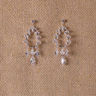 Cubic Zirconia Dangle Earrings