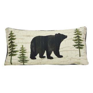 Donna Sharp Painted Bear Bear Decorative Pillow