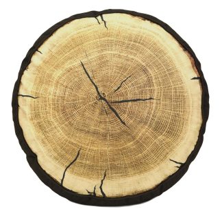 Donna Sharp Painted Bear Tree ring Decorative Pillow