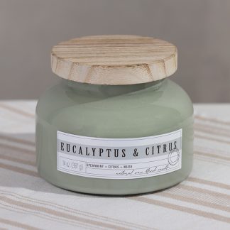 VH Home Fragrance 14 Oz. Eucalyptus and Citrus Aurora Jar