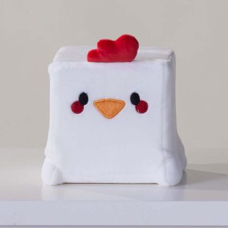 Chicken Slow Rise Cube Plush