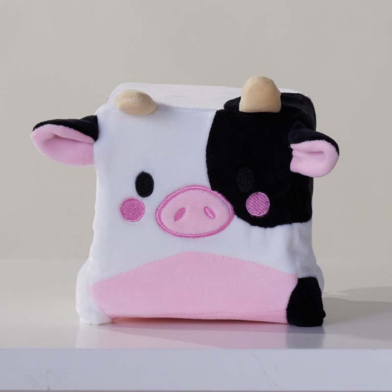 Dairy Cow Slow Rise Cube Plush