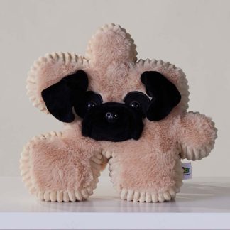 9″ Brisket Dog Pluzzles Plush