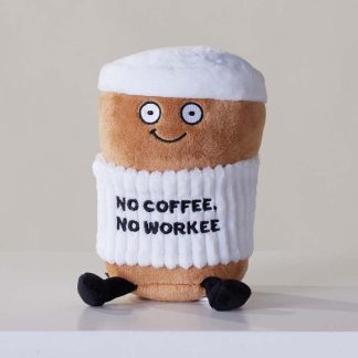 Punchkins No Coffee No Workee Plush