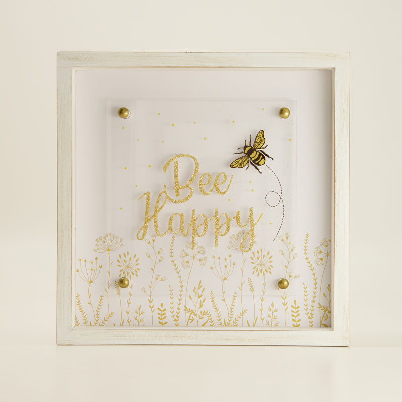 Bee Happy Sign