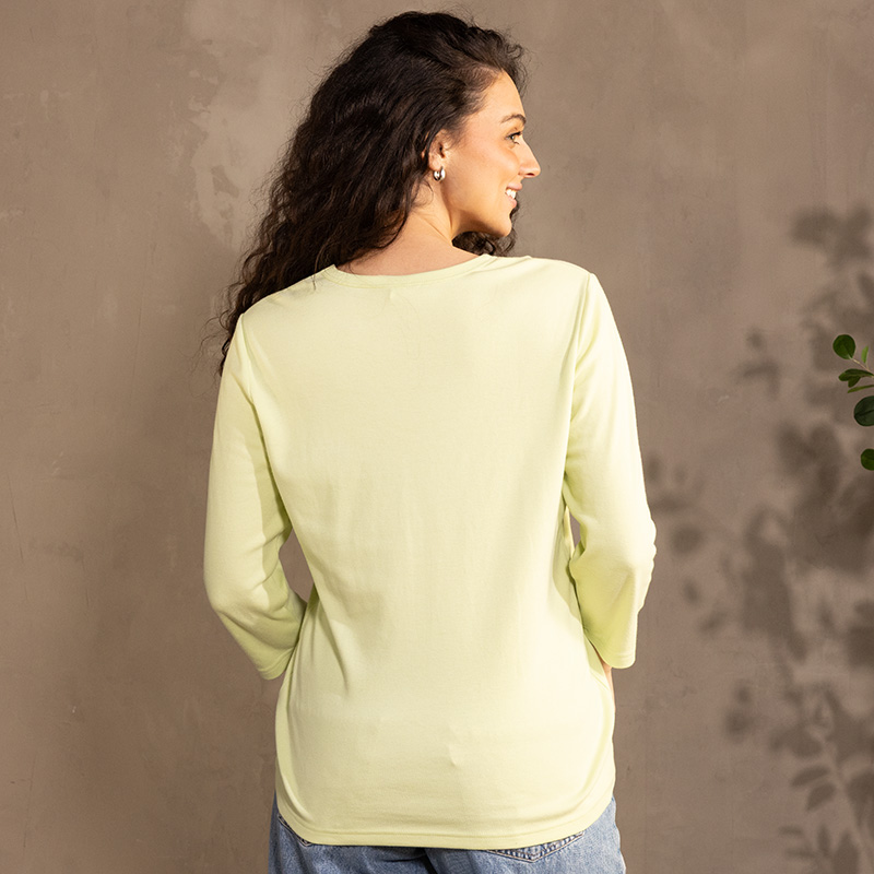 Mushroom Butterfly Green 2fer Tee - Image 2