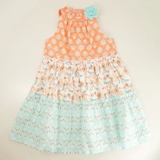 Toddler Colorblock 3 Tier Dress