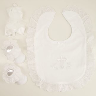 Cross Bib and Headband Sock Set
