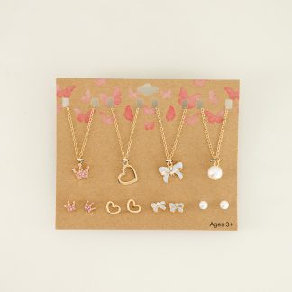 8 Piece Necklace And Earring Set