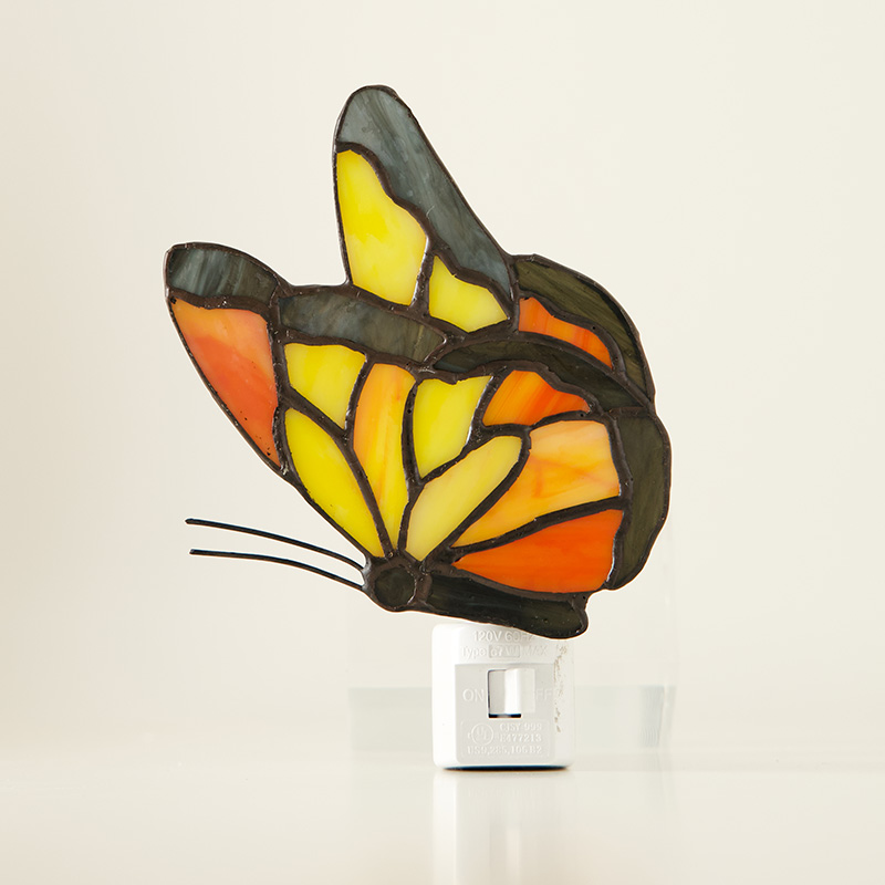 Stained Glass Butterfly Night Light - Image 2