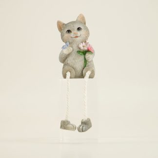 Cat with Butterfly Sitter