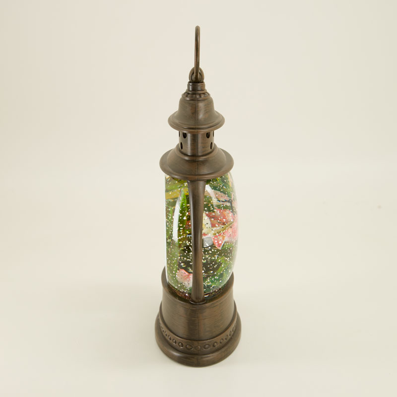 Hummingbird Lantern Glitter Globe - Image 3