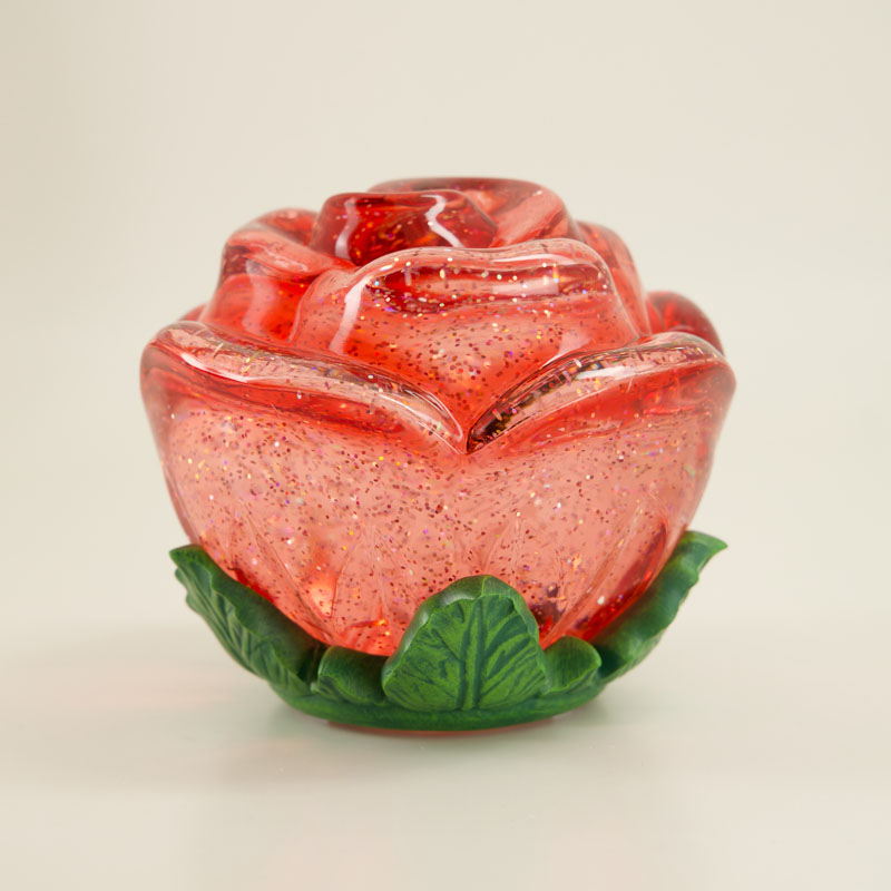Acrylic Rose Glitter Globe - Image 2