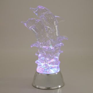 Acrylic Dolphin Glitter Globe
