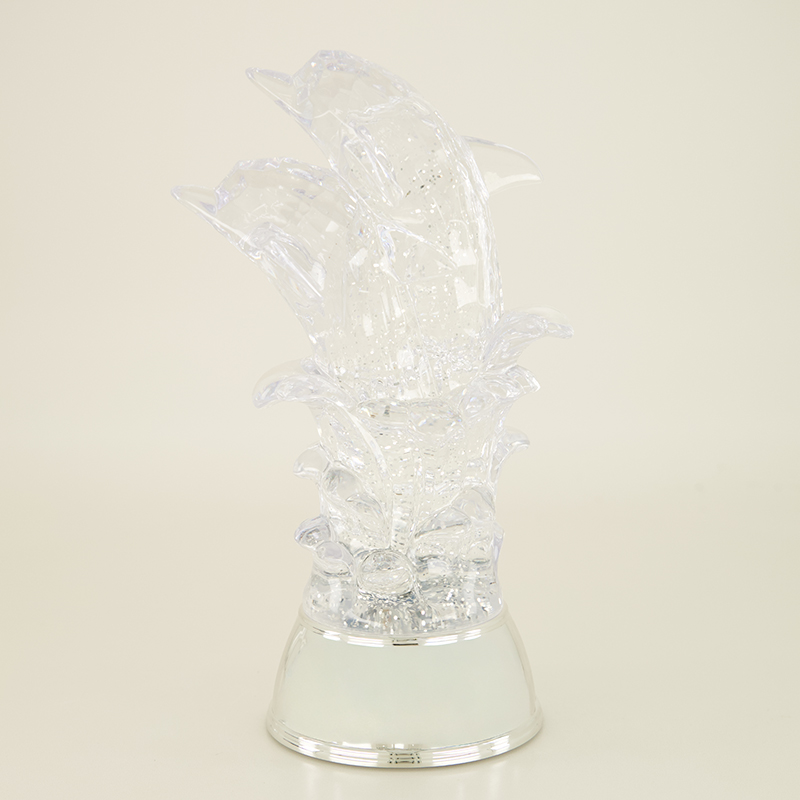Acrylic Dolphin Glitter Globe - Image 4