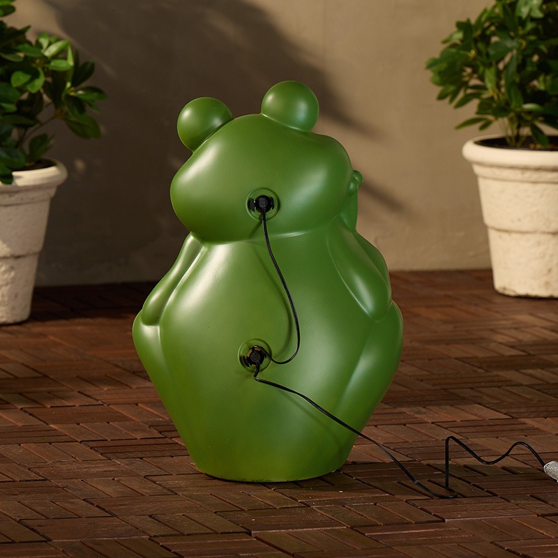 Frog with Orange Flower Blow Mold - Image 4