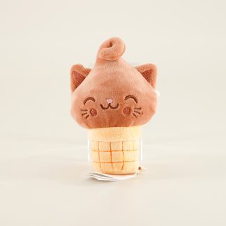 Chocolate Kitty Cones Ice Cream Plush
