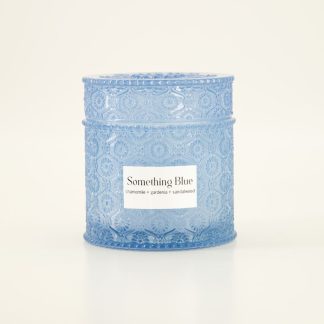 10 Oz. Embossed Glass Candle