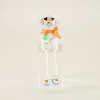 Orange Scarf Boy Dog Sitter