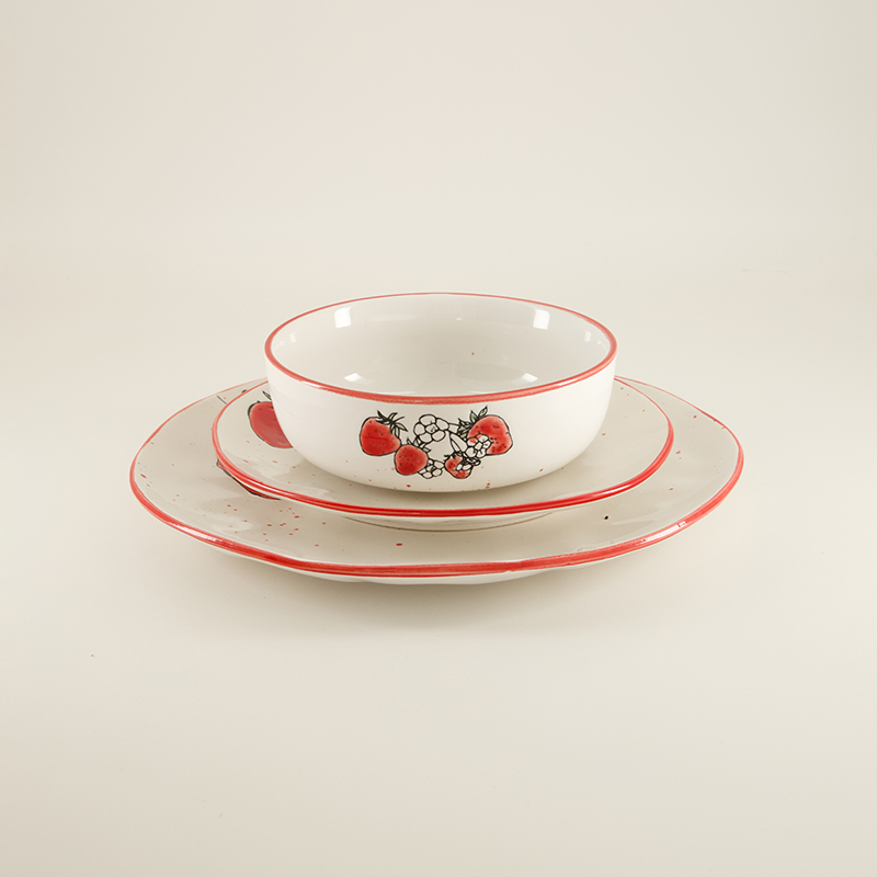 Strawberries Salad Plate - Image 3