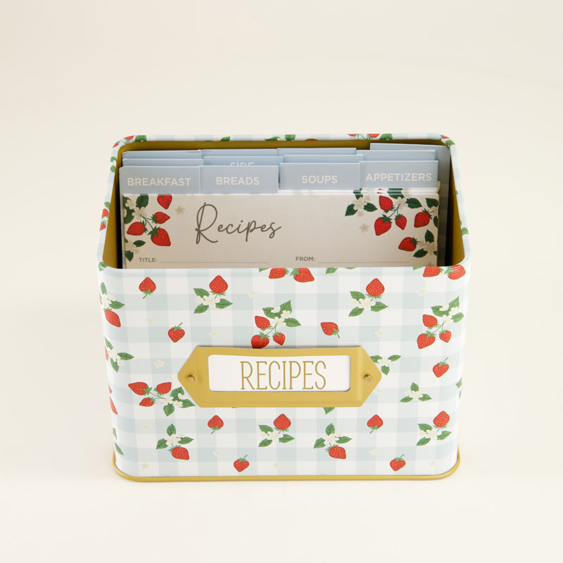 Metal Recipe Tin Box - Image 3