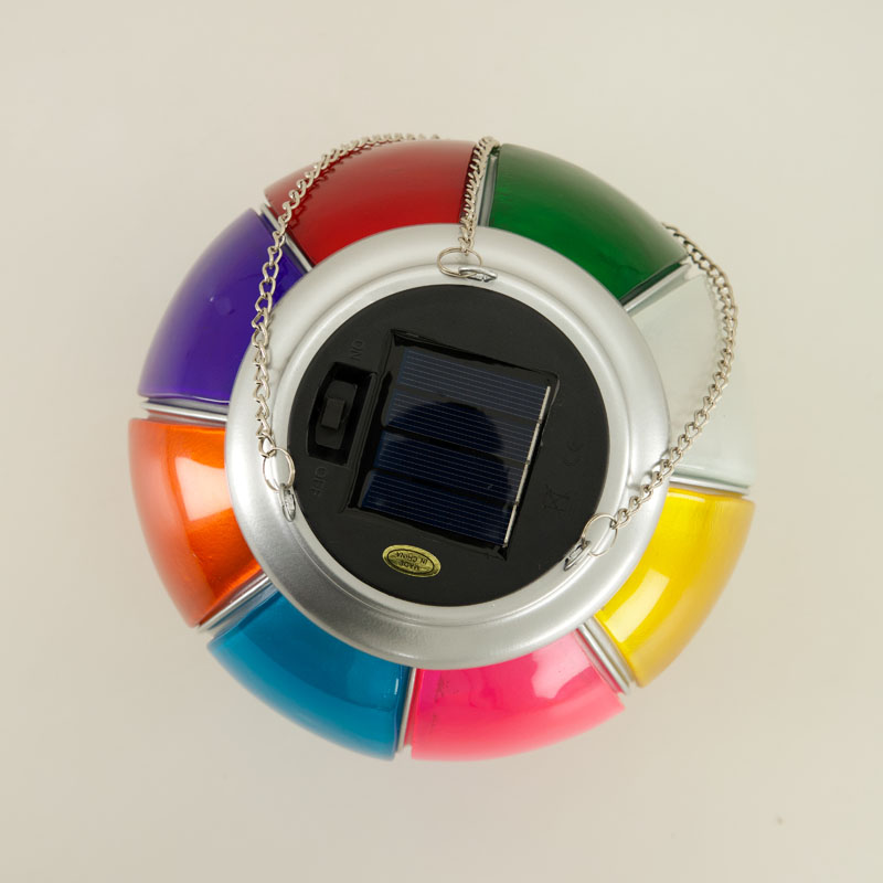 Solar Glass Hanging Beach Ball - Image 4