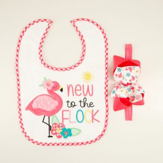New to the Flock Bib and Headband Set