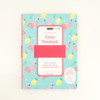 Flamingo Phone and Pen Holder Notebook