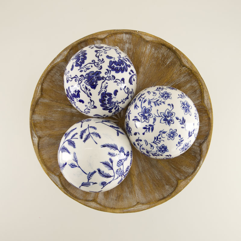 Faux Decorative Pedestal Bowl - Image 4