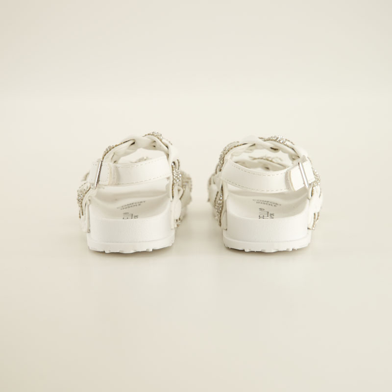 Toddler Braided Strap with Bling Sandals - Image 3
