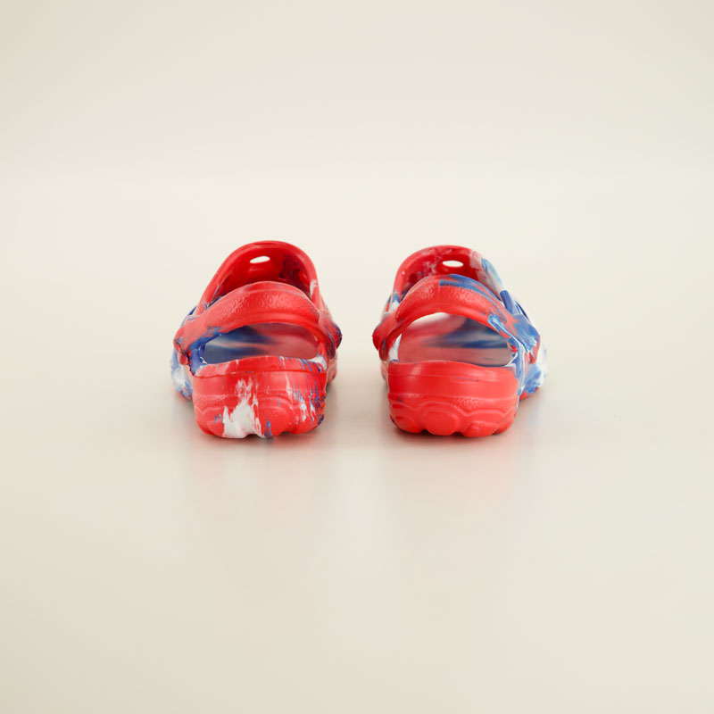 Infant Red, White, and Blue Tie-Dye Eva Clogs - Image 4