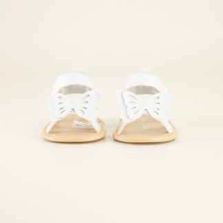 Infant White Butterfly Sandals