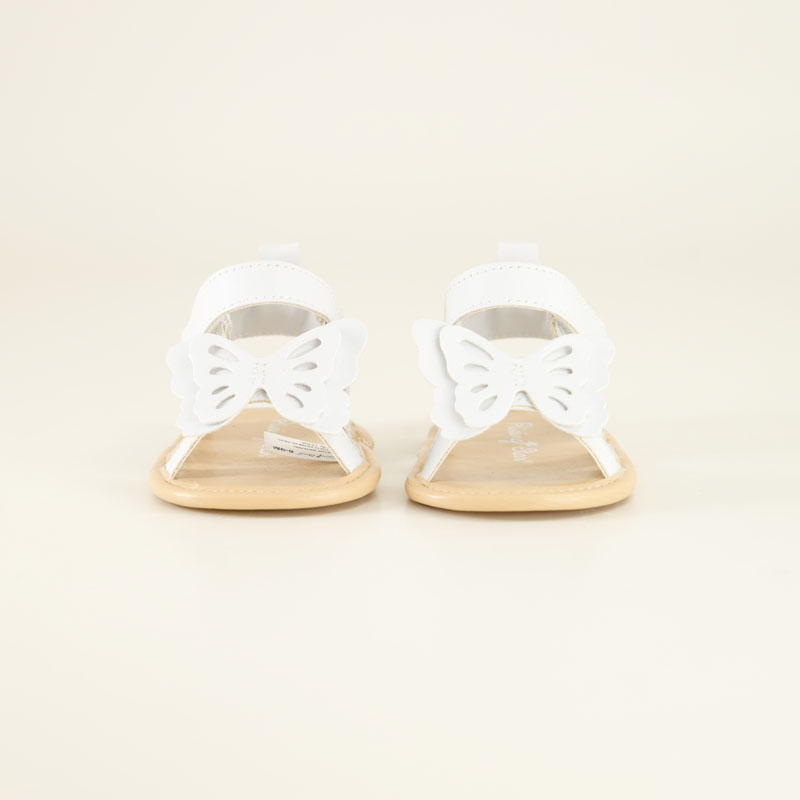 Infant White Butterfly Sandals