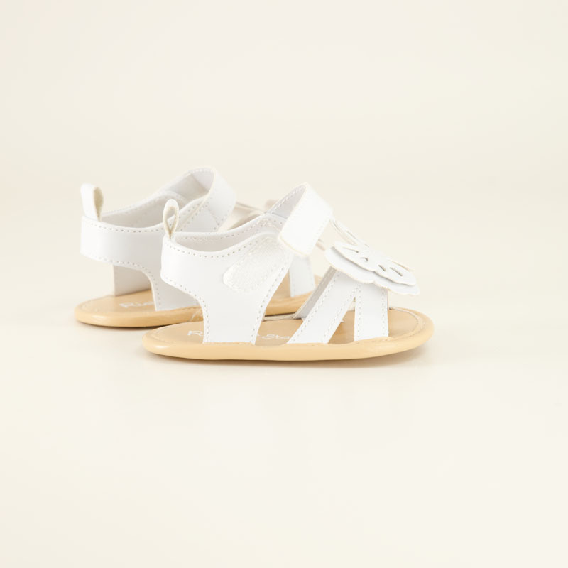 Infant White Butterfly Sandals - Image 2
