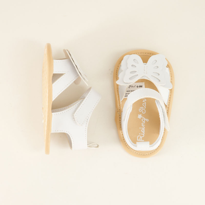 Infant White Butterfly Sandals - Image 3