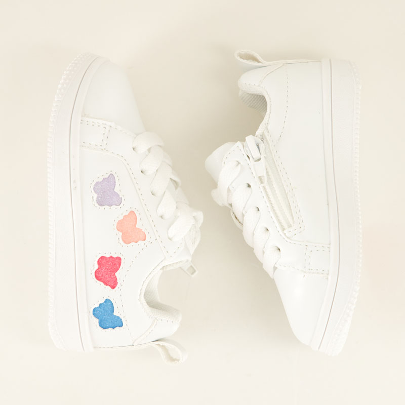 Toddler Butterfly White Sneakers - Image 4