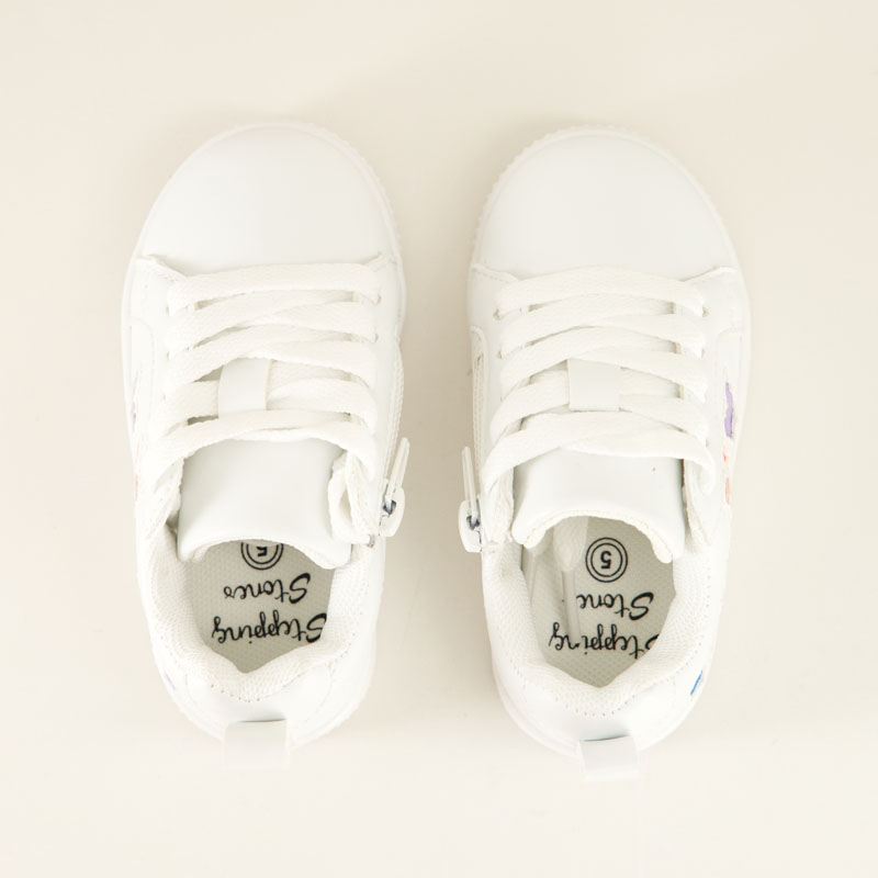 Toddler Butterfly White Sneakers - Image 5