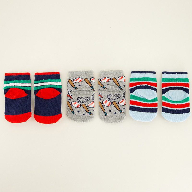 3 Pack Baseball Rattle Sock Set - Image 2