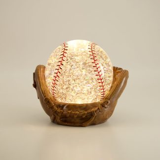Ball and Glove Glitter Globe